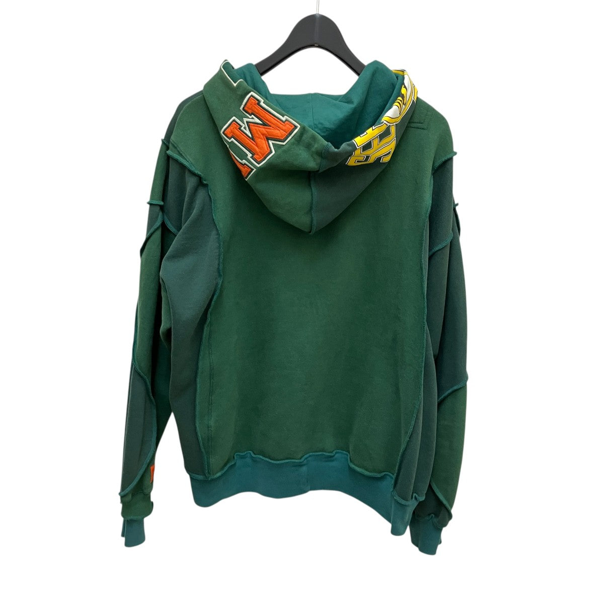 REMAKE PANELED HOODIEジップパーカー