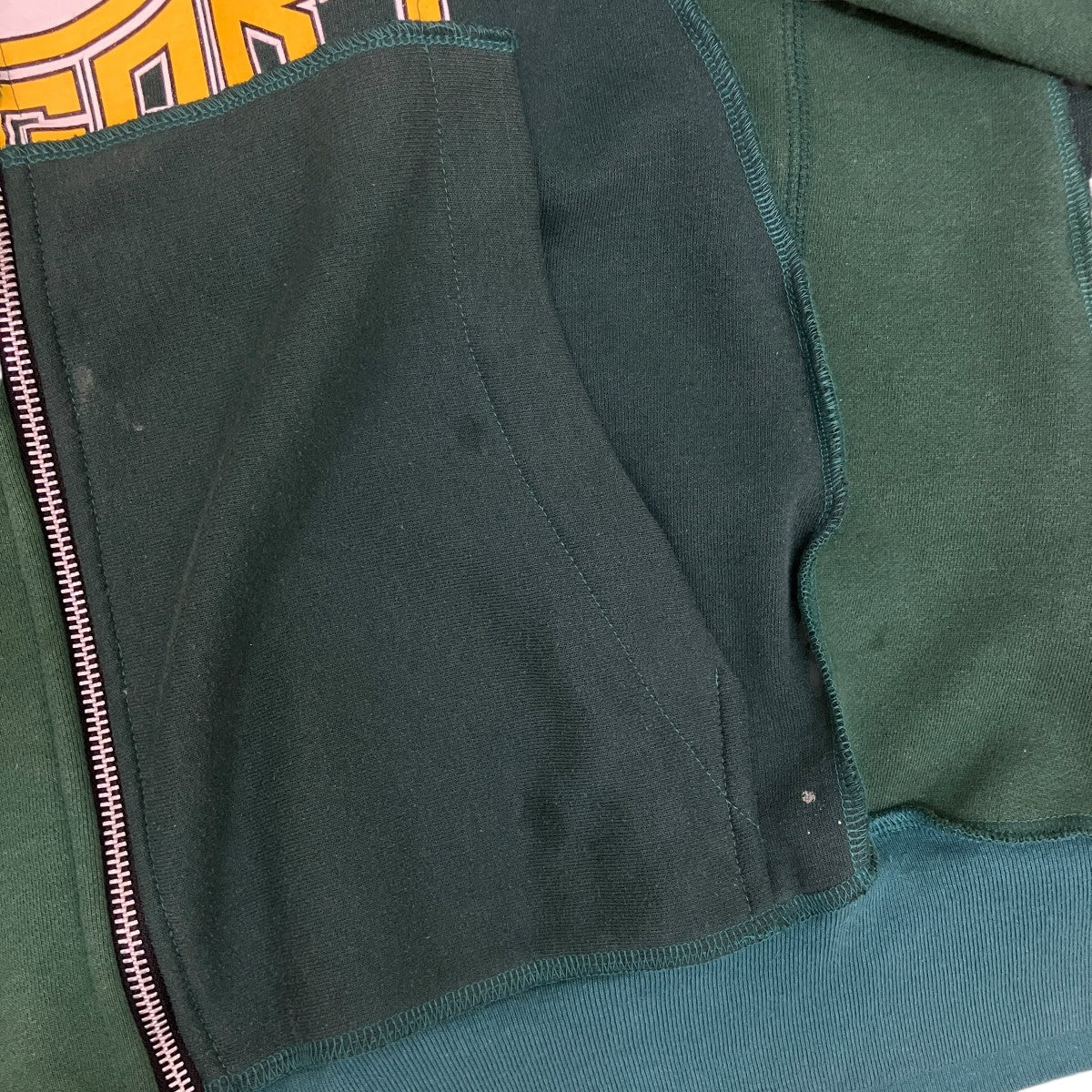 REMAKE PANELED HOODIEジップパーカー
