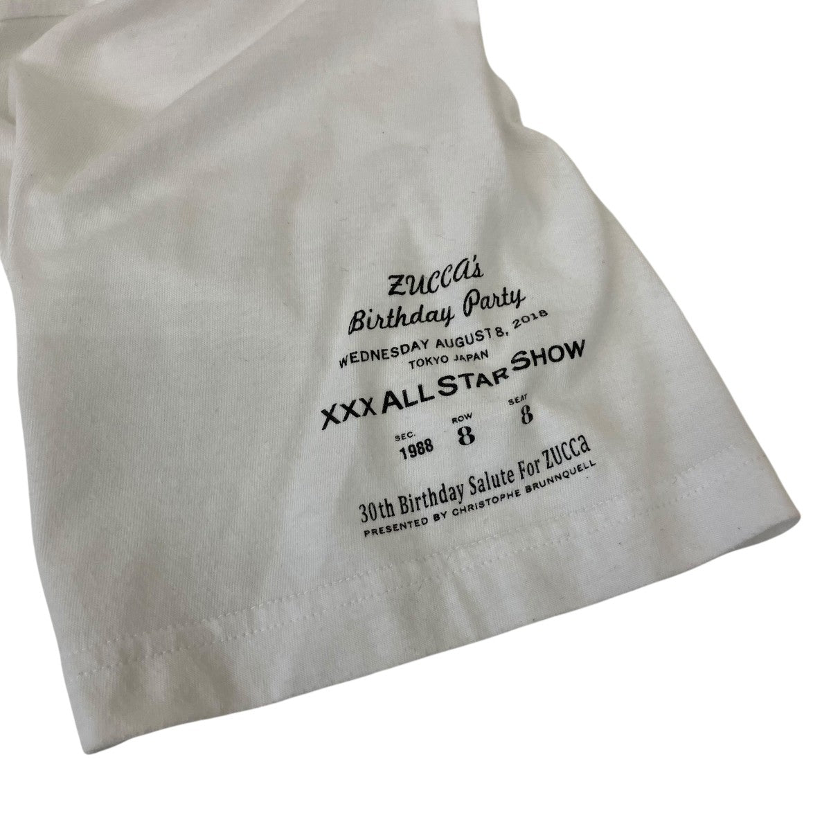 ZUCCA アートプリント クリストフ・ブランケル半袖TシャツZU83JK307 古着・中古-4枚目のアイテム画像