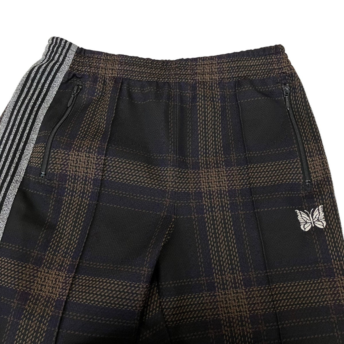 Needles 23AWPOLY SMOOTH TRACK PANTチェックトラックパンツNS1502 古着・中古-3枚目のアイテム画像