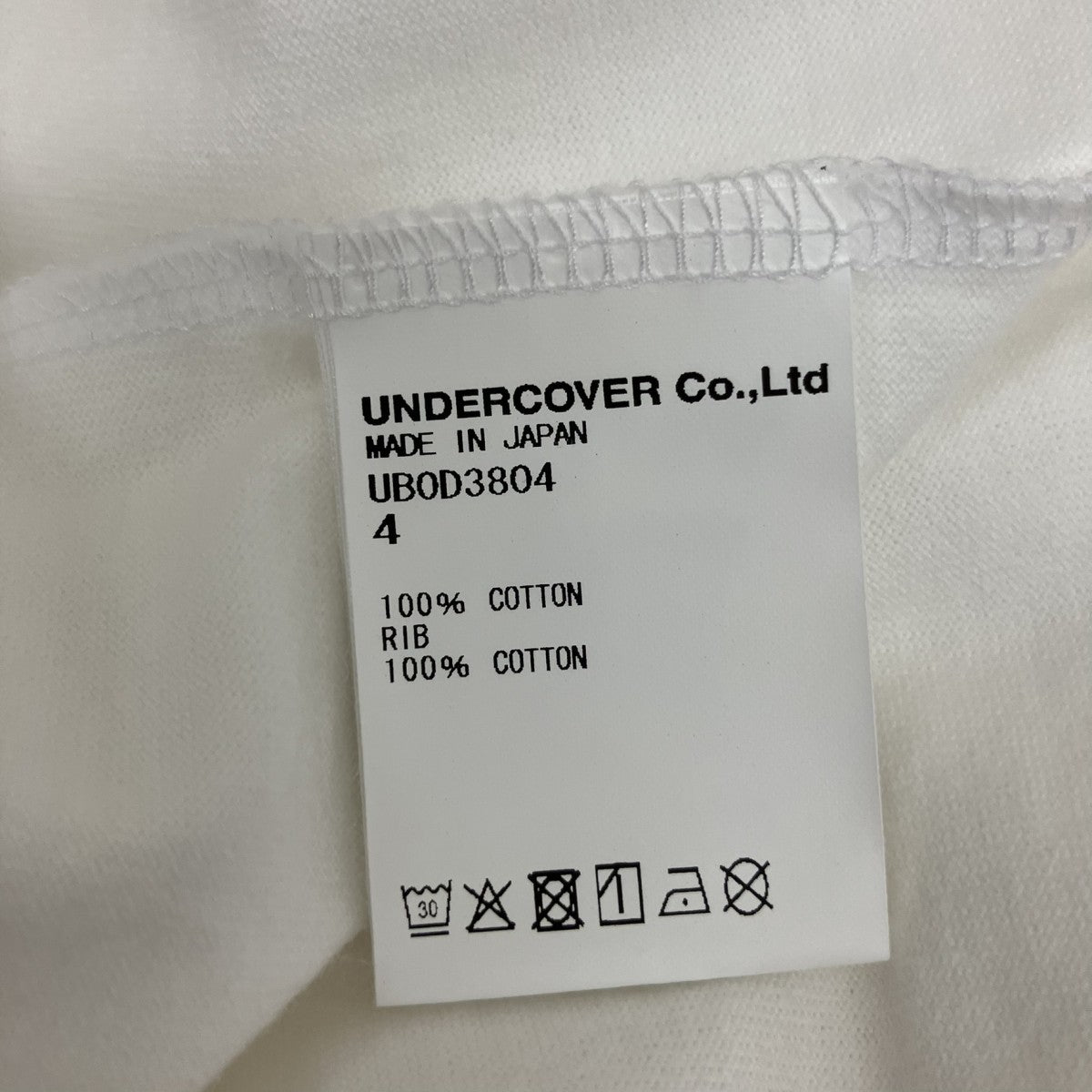 UNDERCOVER プリントTシャツUB0D3804 古着・中古-5枚目のアイテム画像