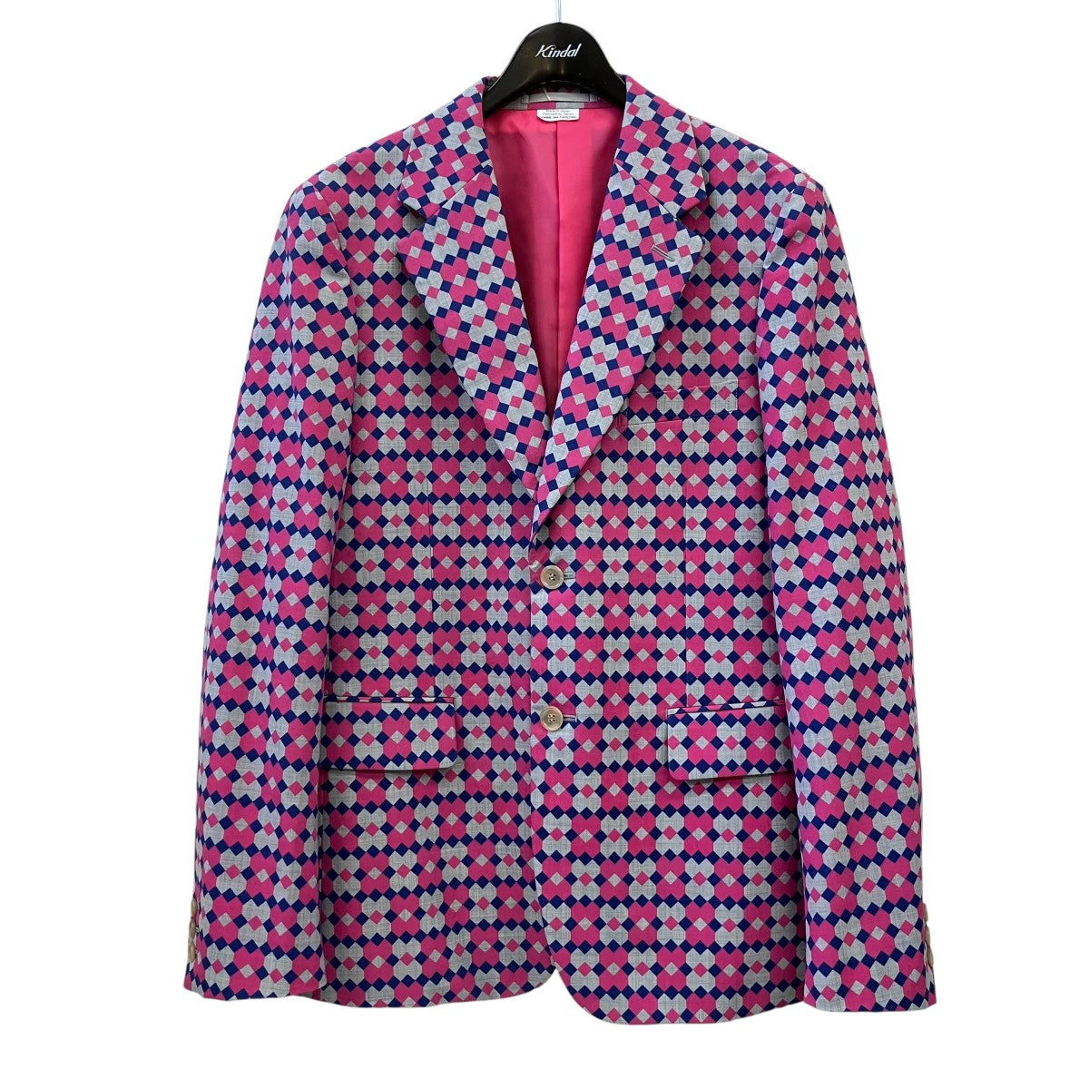 COMME des GARCONS HOMME PLUS AD2025 幾何学模様 参考上代\137，500テーラードジャケットPQ-J051 古着・中古-1枚目のアイテム画像