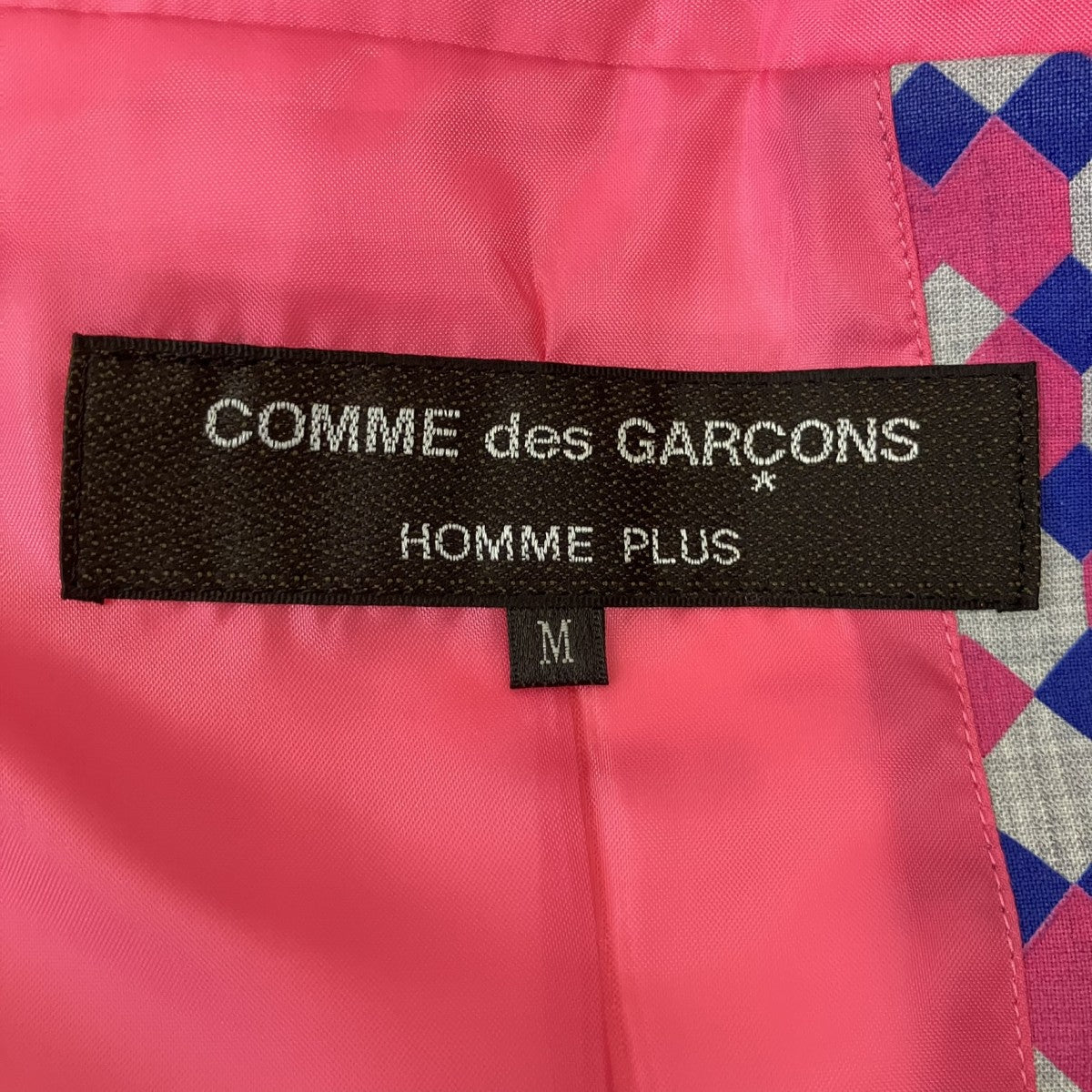 COMME des GARCONS HOMME PLUS AD2025 幾何学模様 参考上代\137，500テーラードジャケットPQ-J051 古着・中古-6枚目のアイテム画像