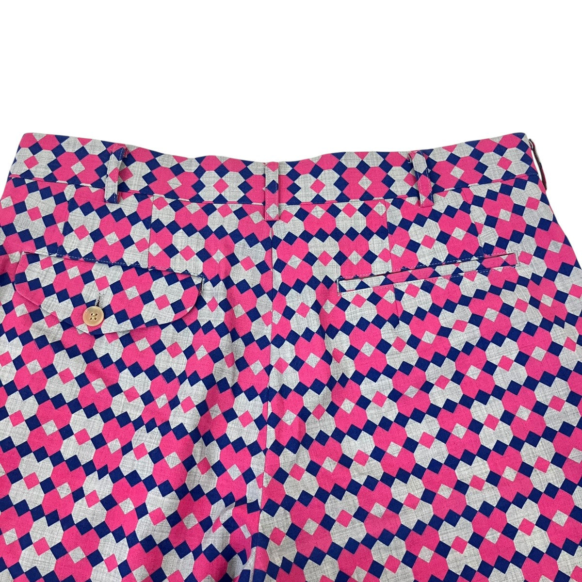 COMME des GARCONS HOMME PLUS AD2025 幾何学模様 参考上代\53，900総柄ショートパンツPQ-P057 古着・中古-4枚目のアイテム画像