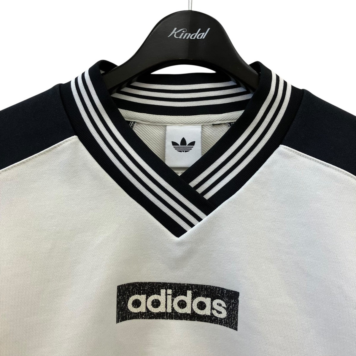 adidas ブロッキング クルーネック スウェットシャツロングスリーブカットソーJX7597 古着・中古-3枚目のアイテム画像