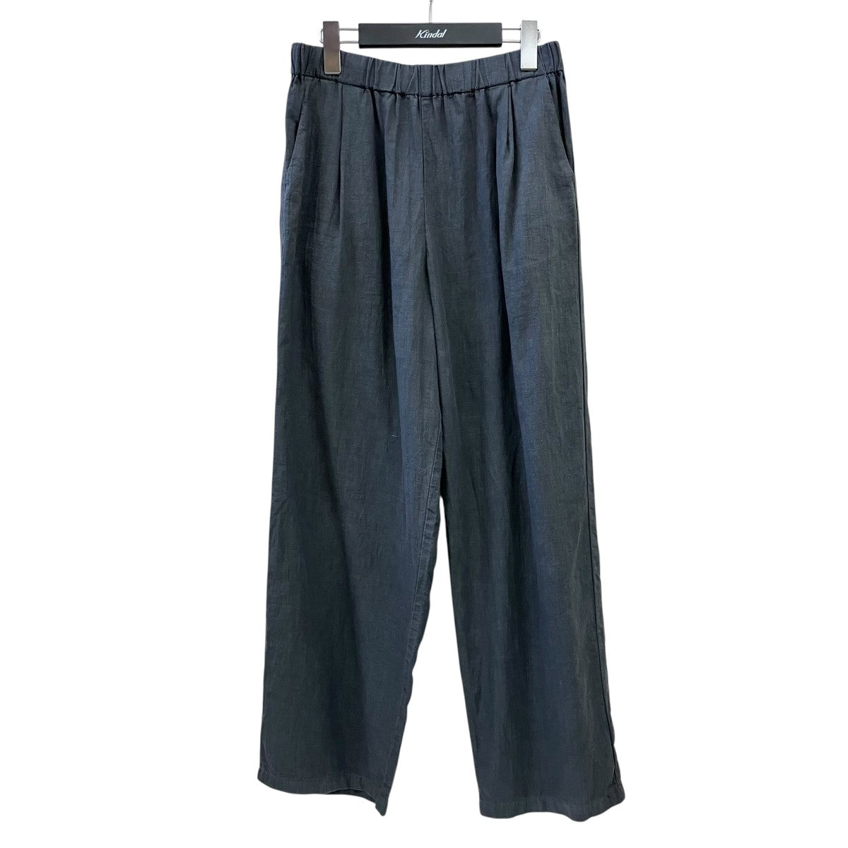 26SSwater linen wide pantsウエストゴムリネンパンツE261T108