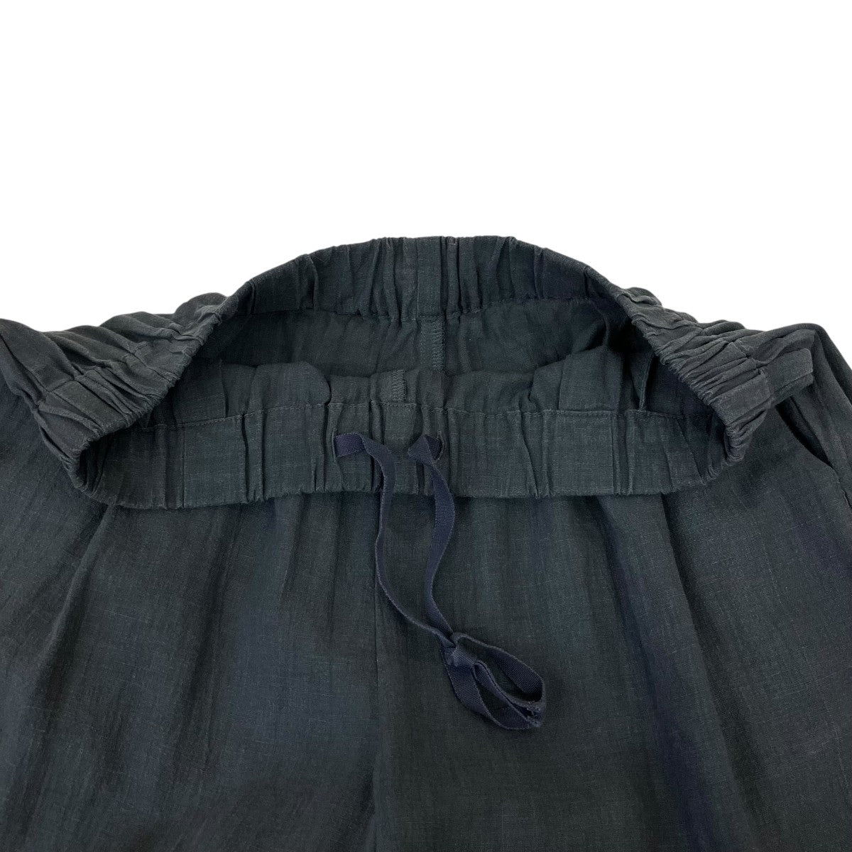26SSwater linen wide pantsウエストゴムリネンパンツE261T108