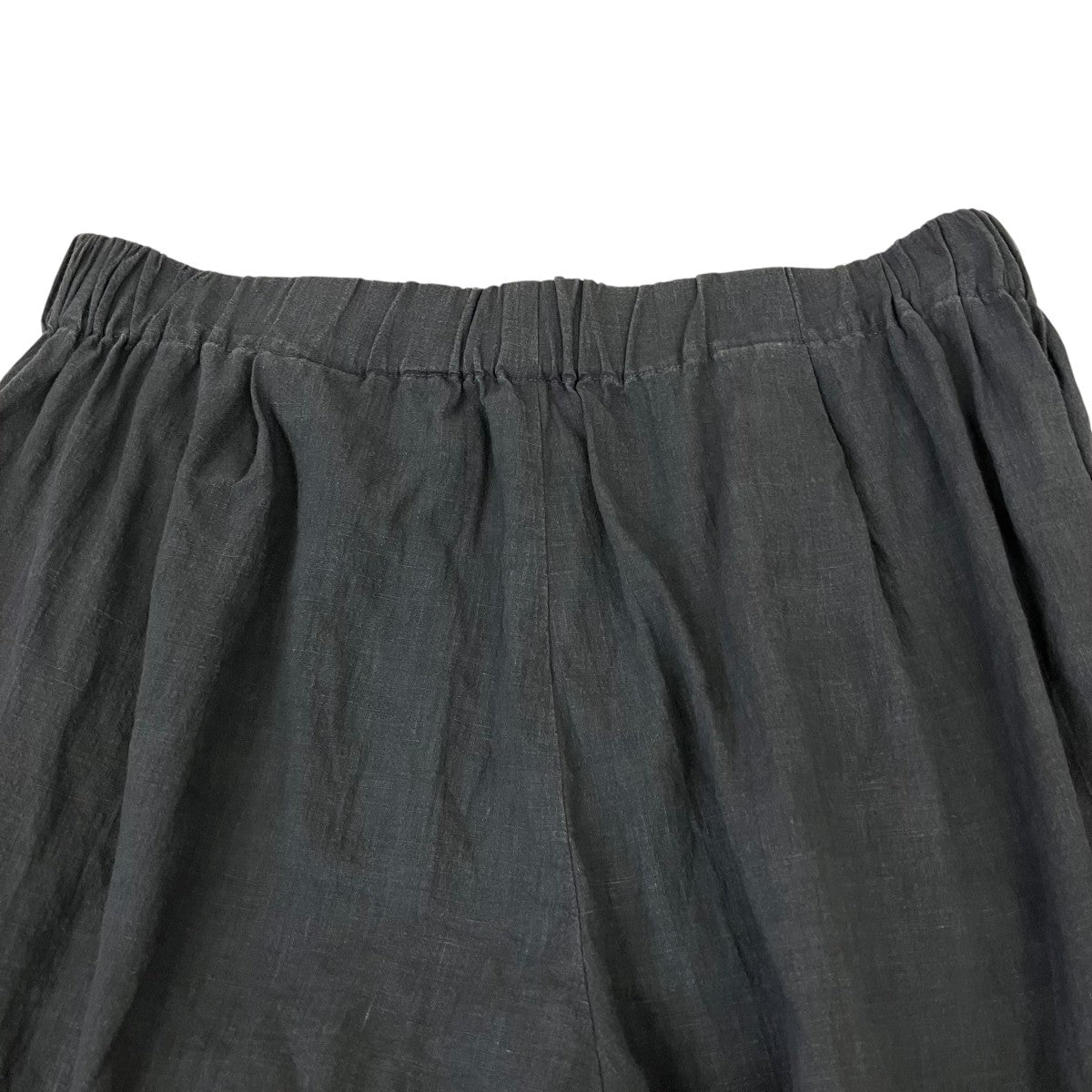 26SSwater linen wide pantsウエストゴムリネンパンツE261T108