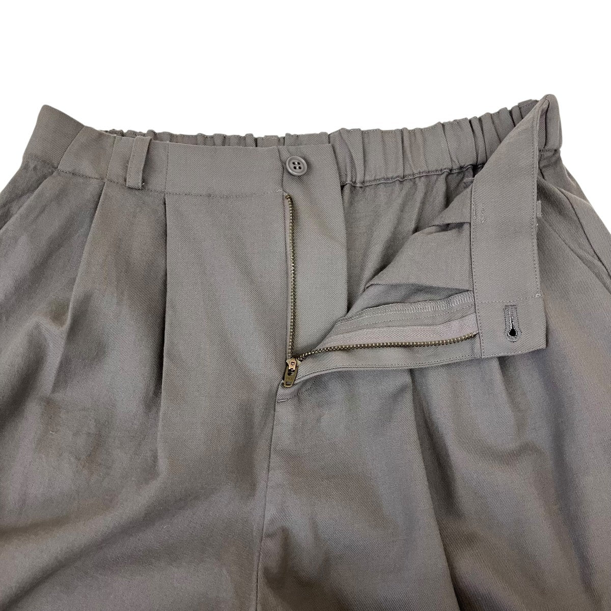 26SSwool volume pants 参考上代\37，400ウールカーブパンツE261T017