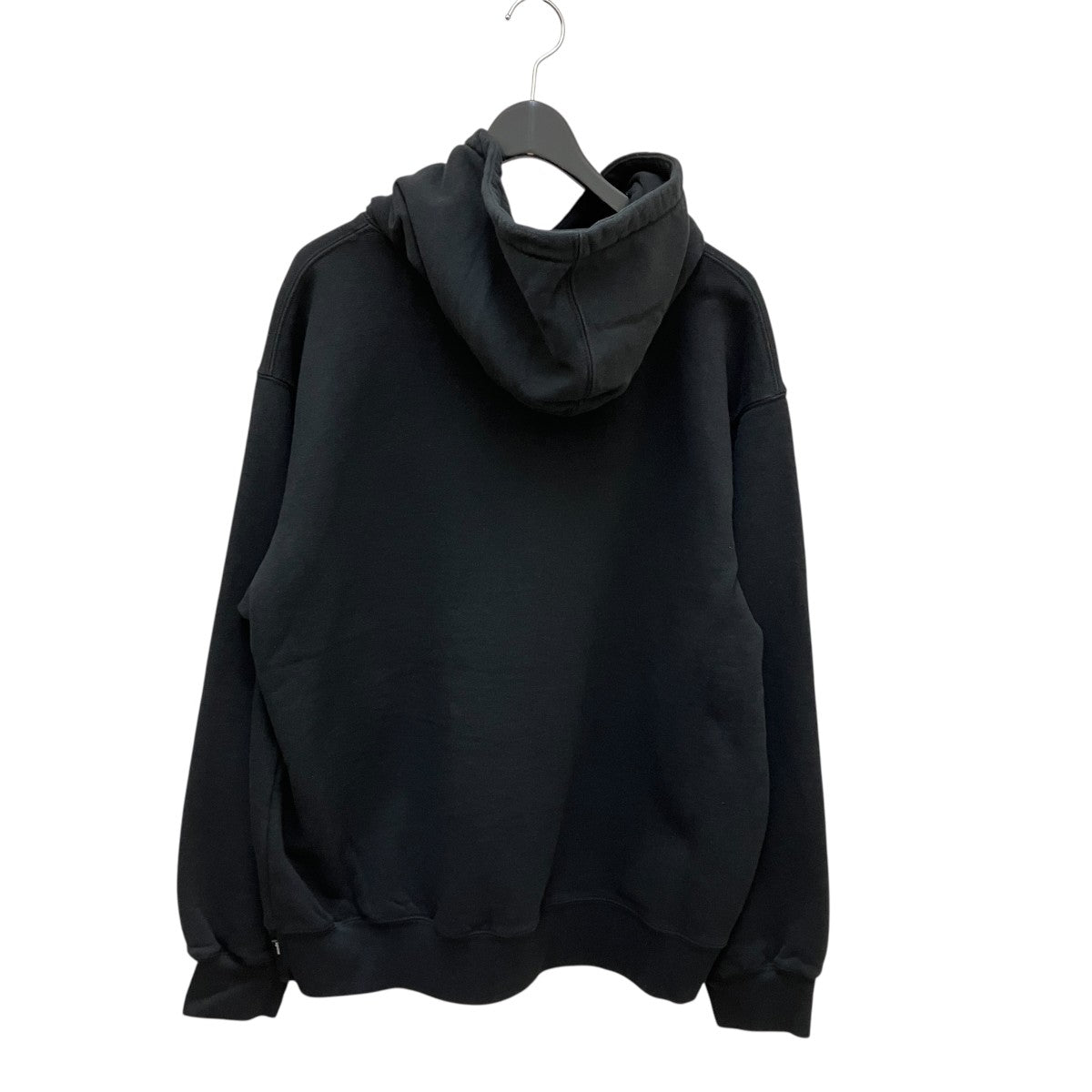 Denim Logo Hooded Sweatshirt 半タグ付プルオーバーパーカー