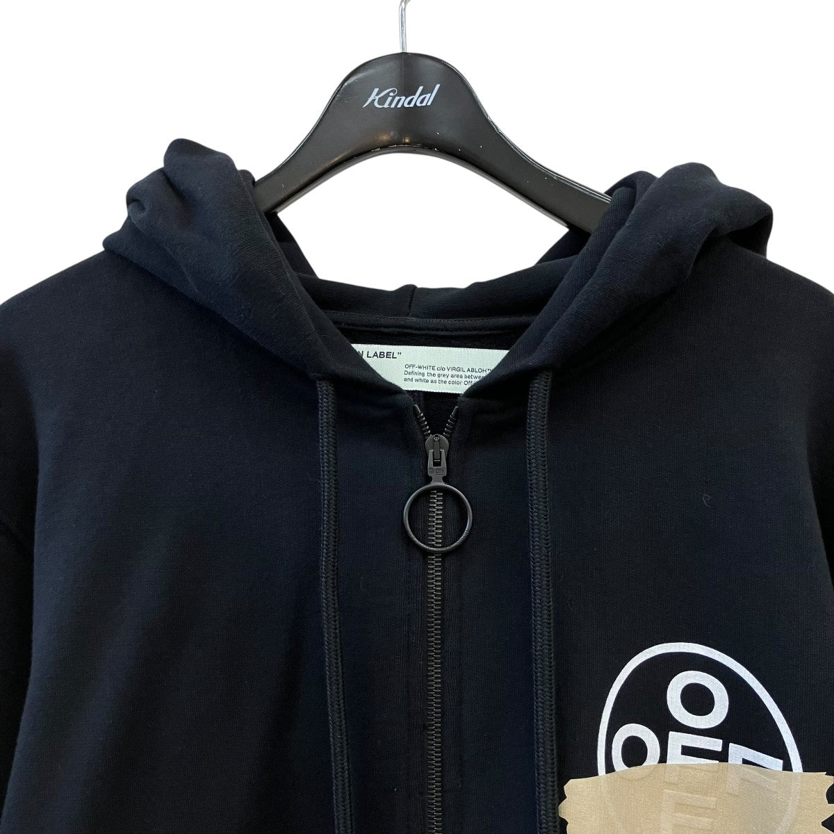 OFFWHITE 20SSジップパーカーOMBE001R20E30002 古着・中古-3枚目のアイテム画像