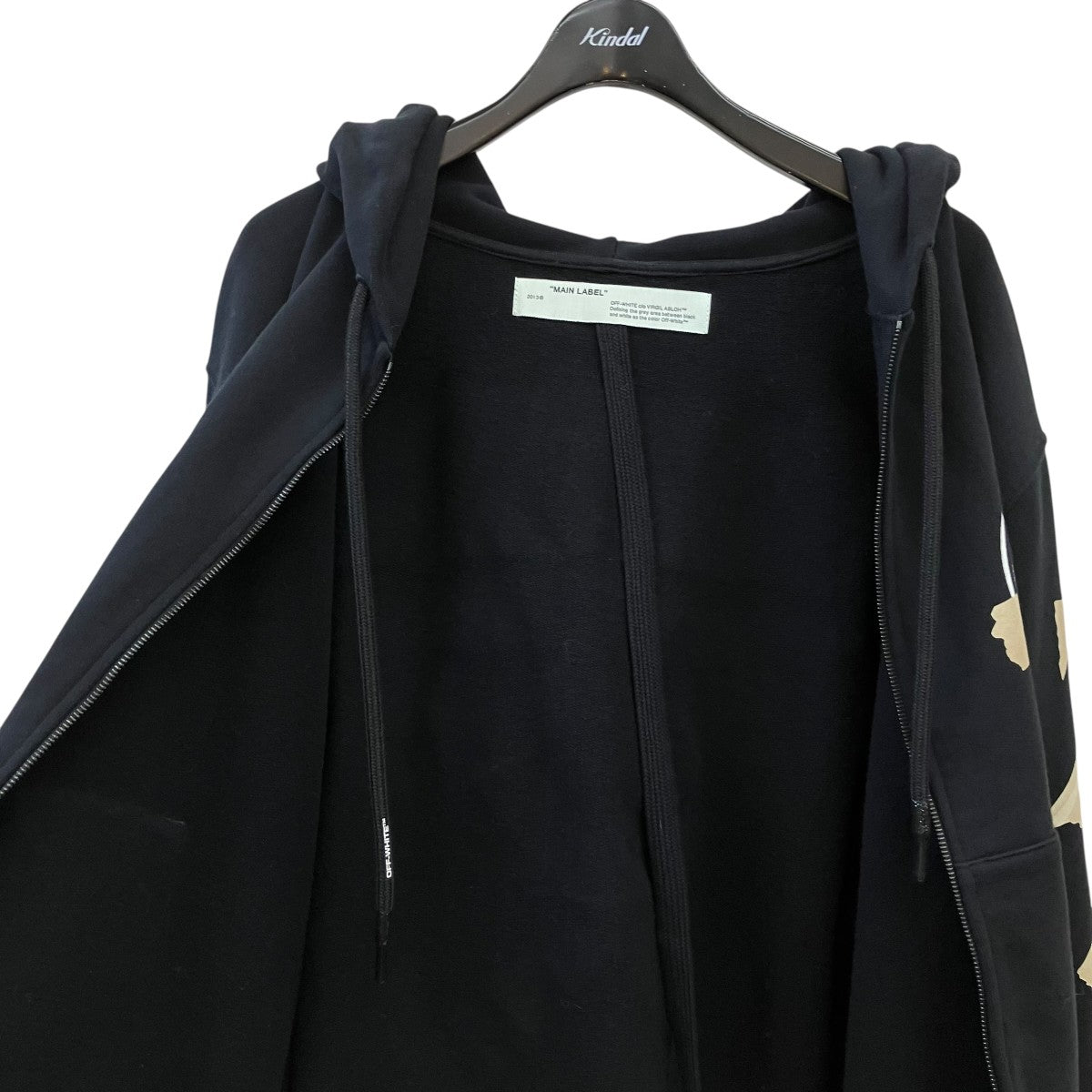 OFFWHITE 20SSジップパーカーOMBE001R20E30002 古着・中古-4枚目のアイテム画像