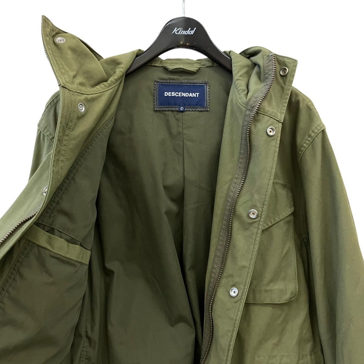 DESCENDANT(ディセンダント) BALBOA SATIN JACKETM-65ミリタリー