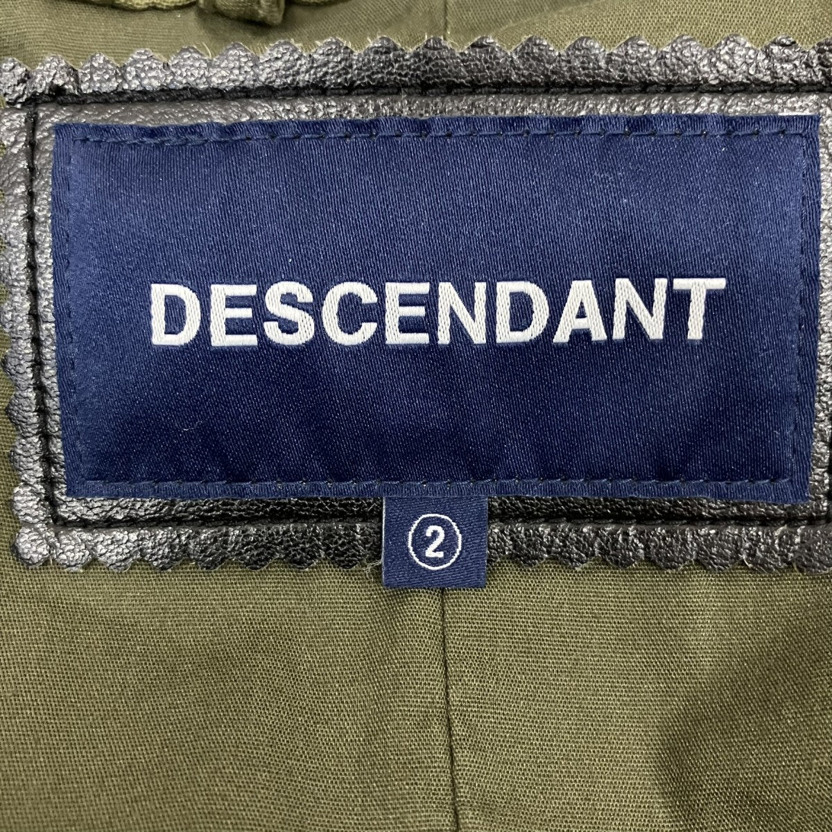 DESCENDANT(ディセンダント) BALBOA SATIN JACKETM-65ミリタリー