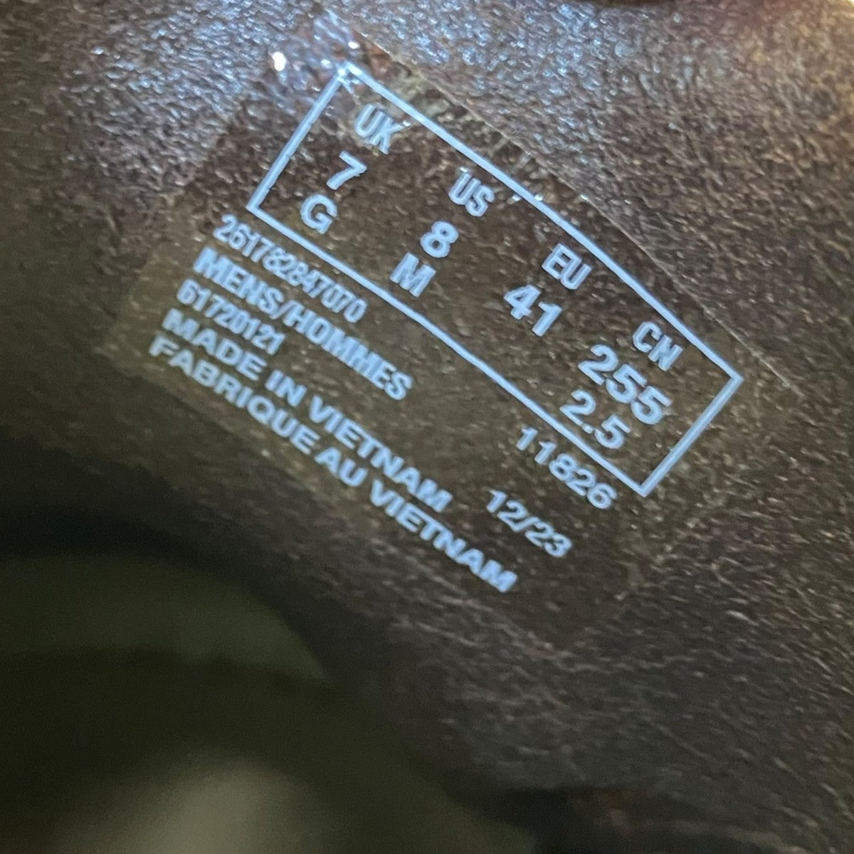 CLARKS×Engineered Garments レザーシューズ 古着・中古-7枚目のアイテム画像