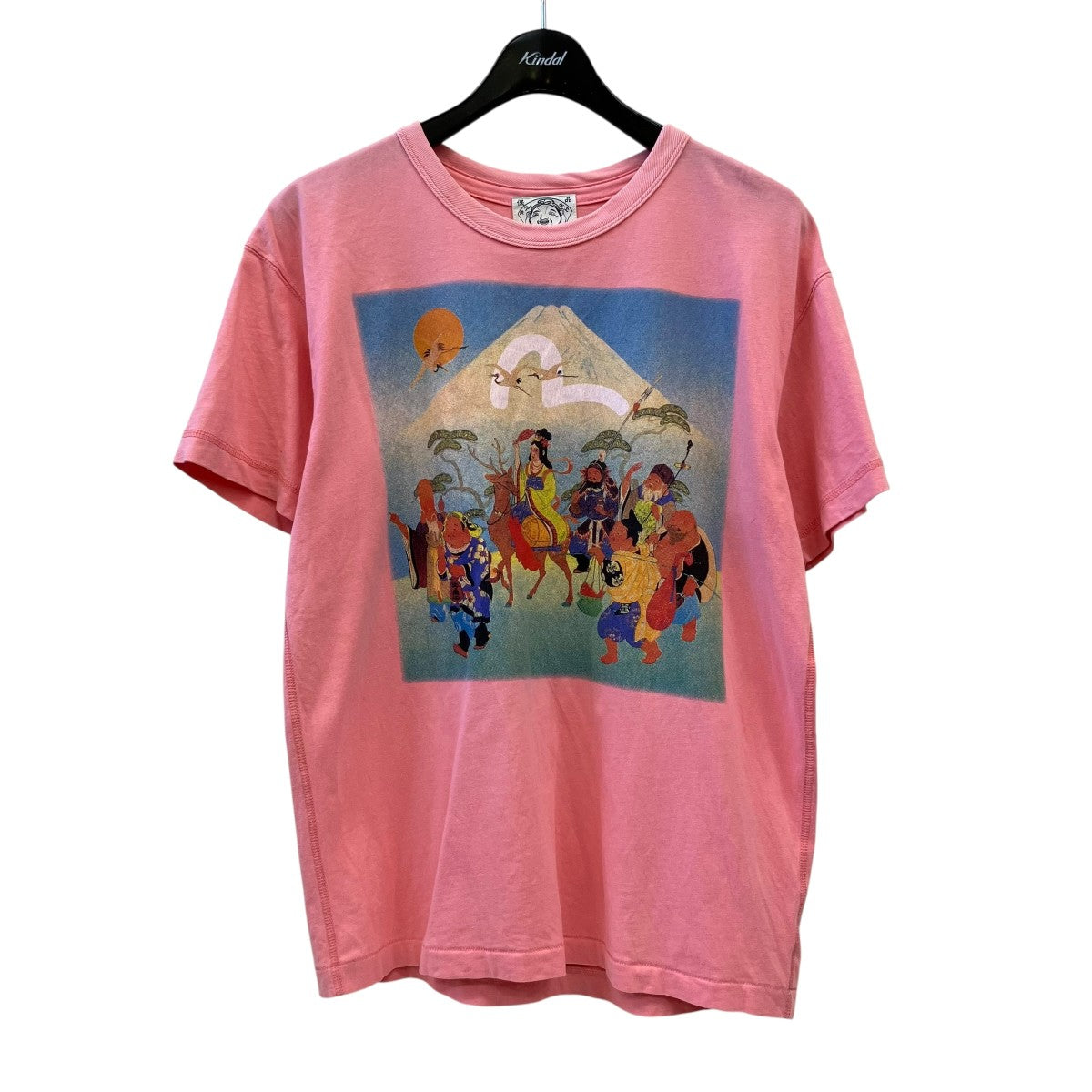 七福神プリントプリントTシャツ