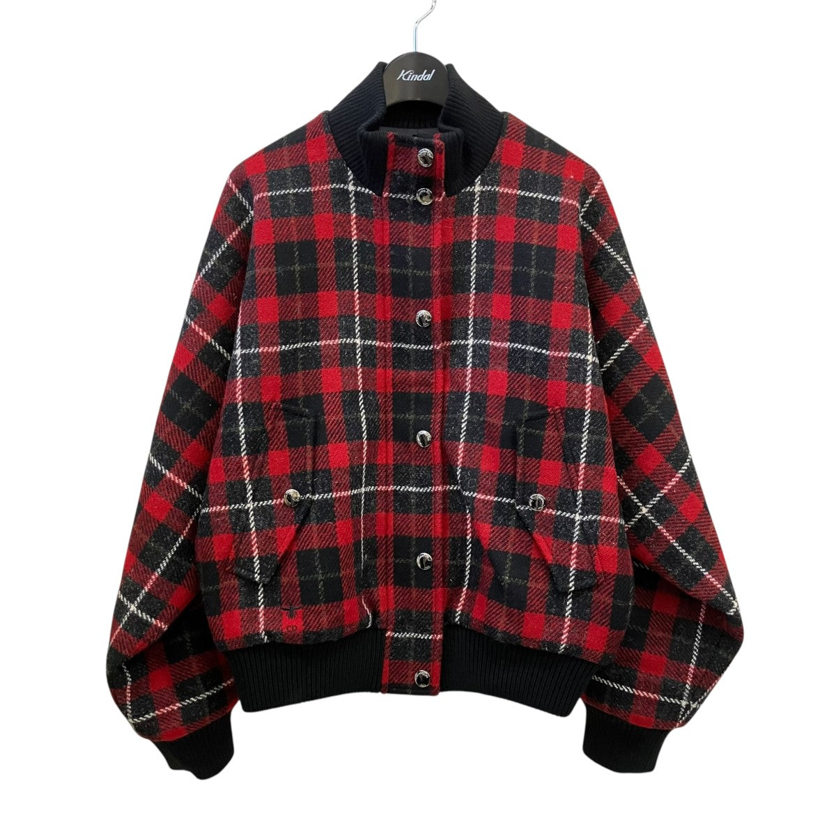Christian Dior チェックボンバージャケット511C49A1618 古着・中古-1枚目のアイテム画像