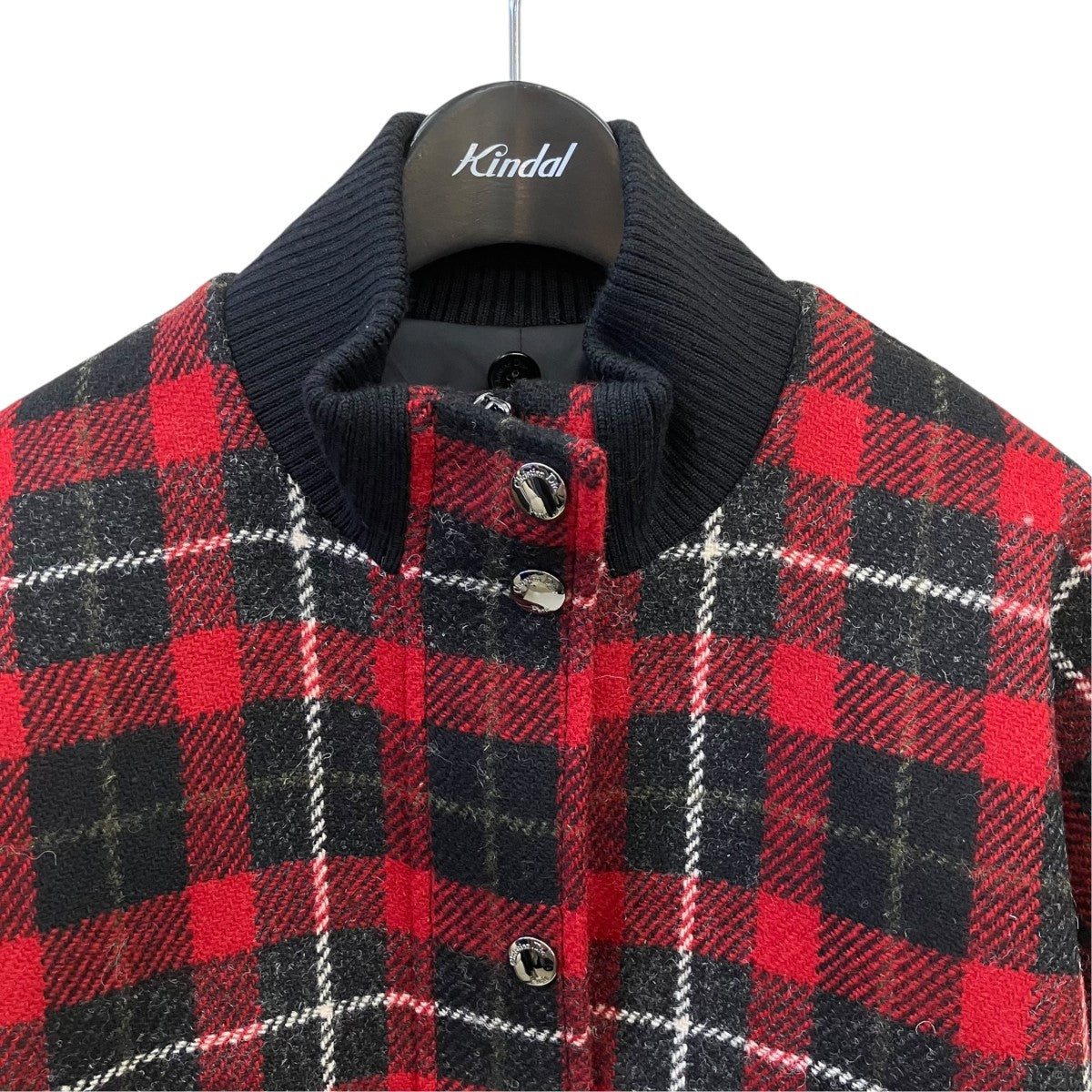 Christian Dior チェックボンバージャケット511C49A1618 古着・中古-2枚目のアイテム画像