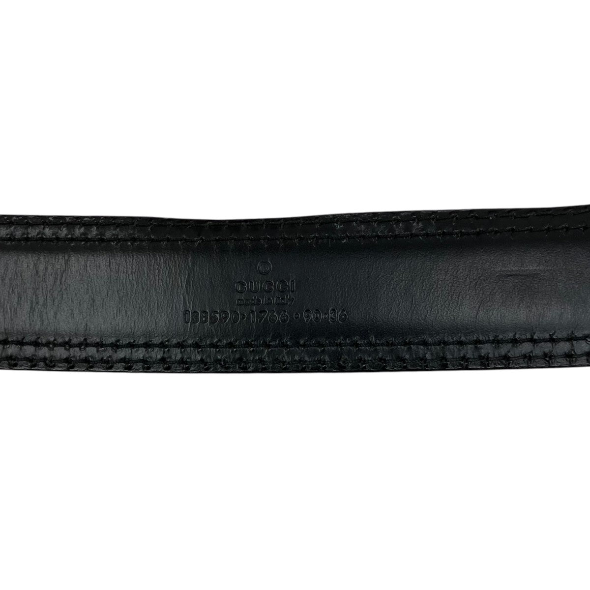 GUCCI(グッチ) トムフォード期レザーベルト138590 138590 ブラック