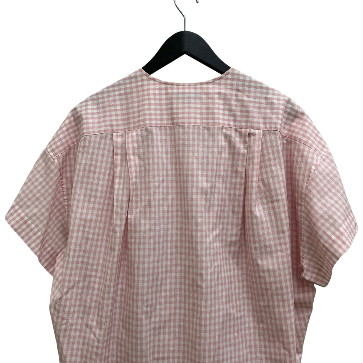 半袖チェックシャツ6511-299-0451
