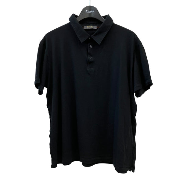 LORO PIANA(ロロ・ピアーナ) 半袖ポロシャツfaf6690 faf6690 ブラック