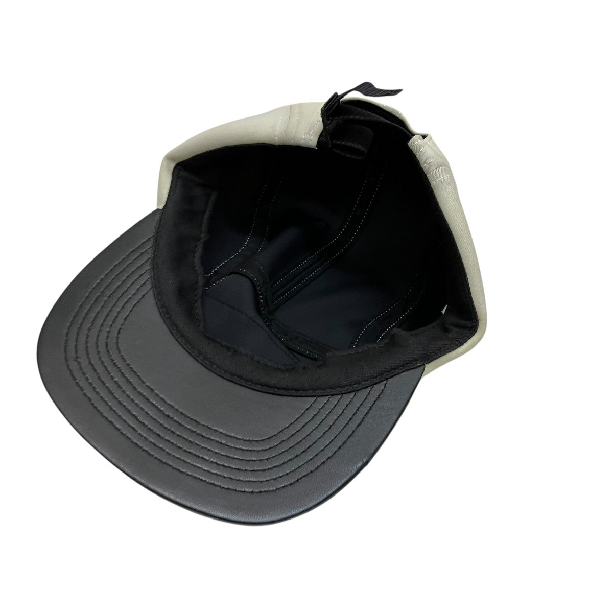 14SSNeoprene Leather Camp Cap5パネルキャップ