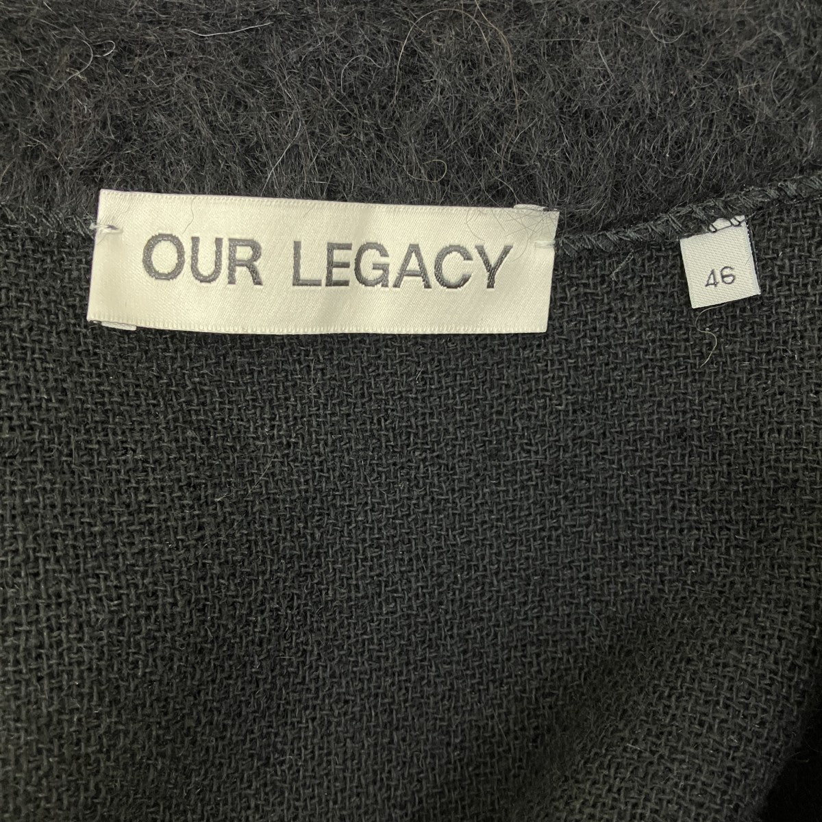 OUR LEGACY CARDIGANアルパカ混VネックカーディガンM4206CBM 古着・中古-6枚目のアイテム画像