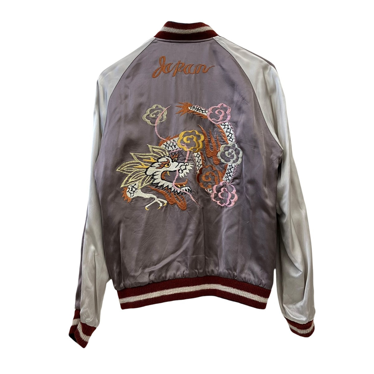 Early 1950s Style Acetate Souvenir Jacket  WHITE DRAGON × WHITE DRAGONリバーシブルスカジャンTT15618