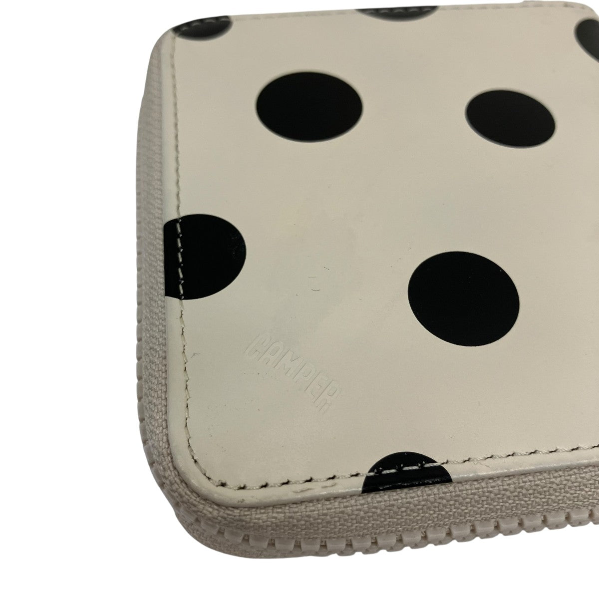 JILL POLKA DOTSドット柄レザー2つ折り財布