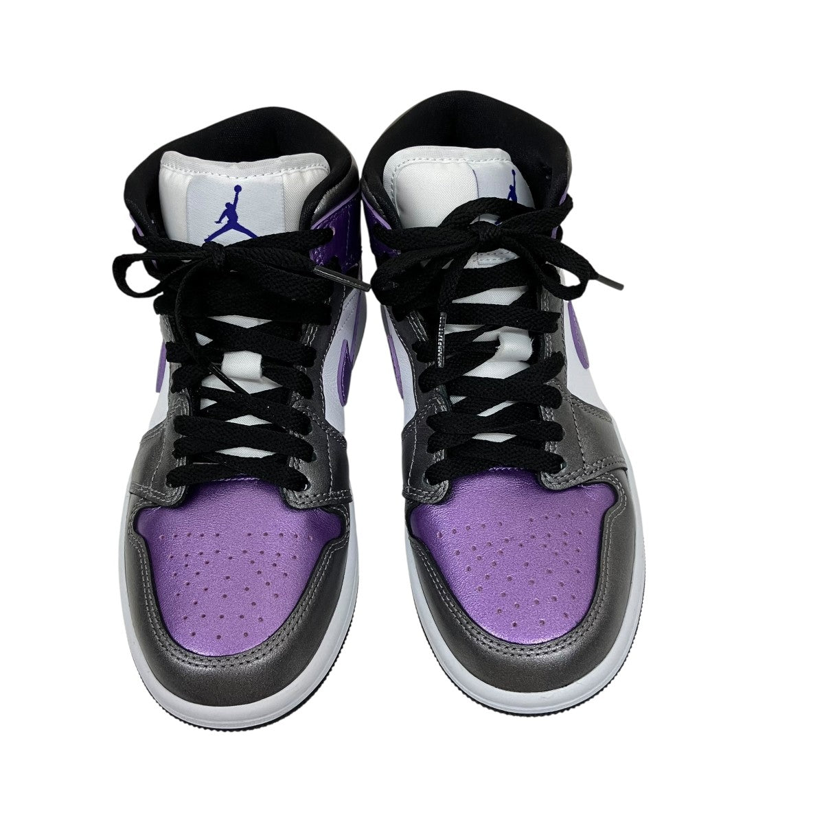 Air Jordan 1 Mid Metallic PurpleハイカットスニーカーHJ5911-105