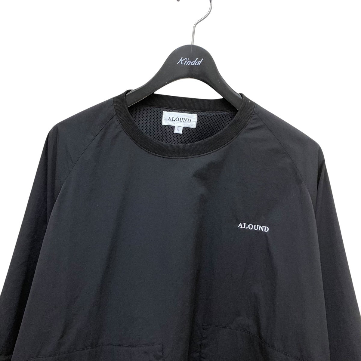 Wide datechable nylon pulloverプルオーバージャケット