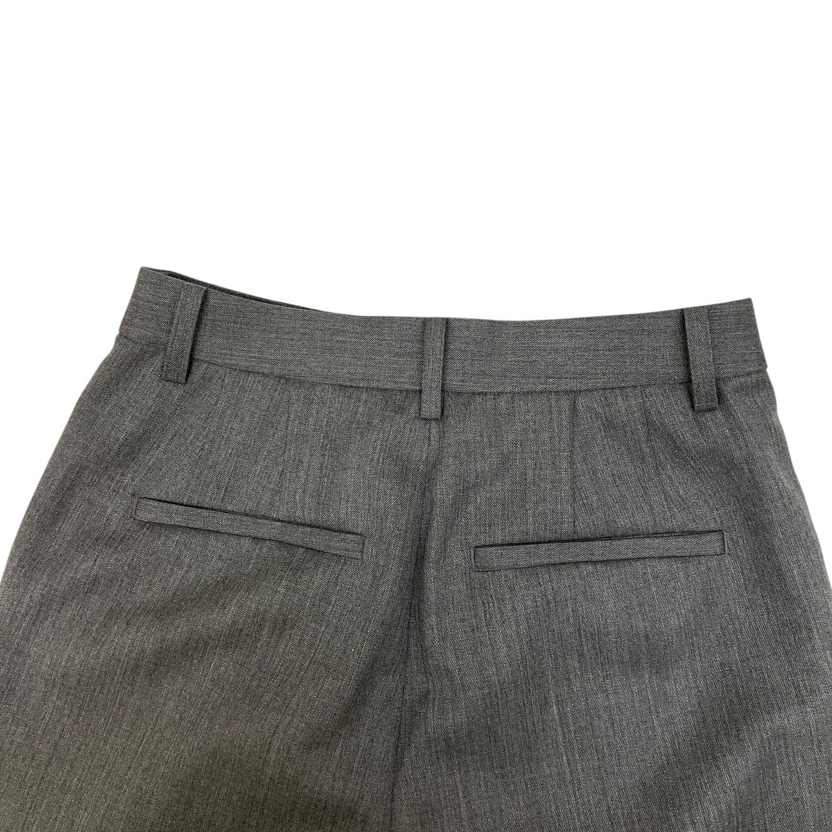 WOOL GABARDINEタイトフレアパンツ24030520204010