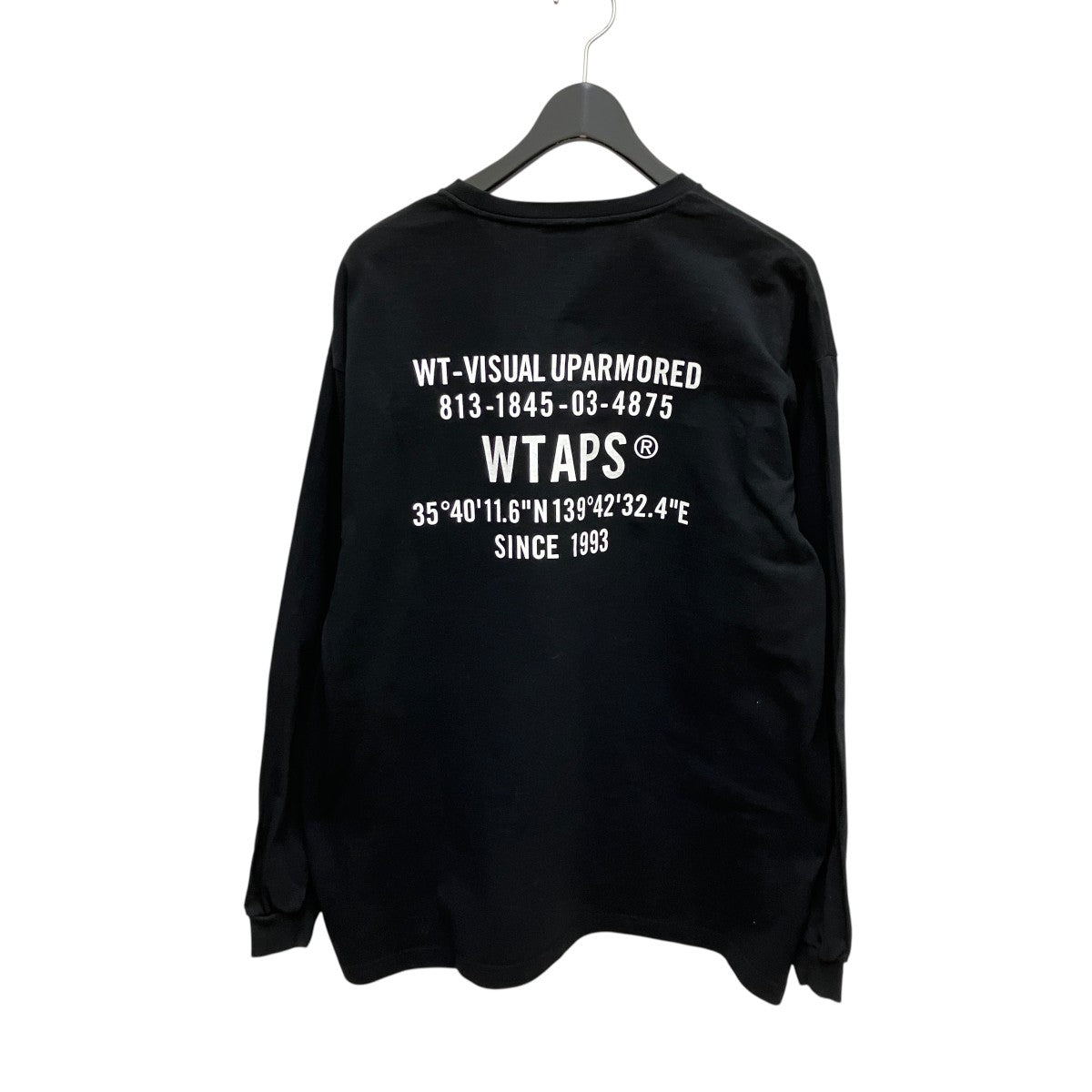 WTAPS(ダブルタップス) ロングスリーブTシャツ ブラック サイズ 02
