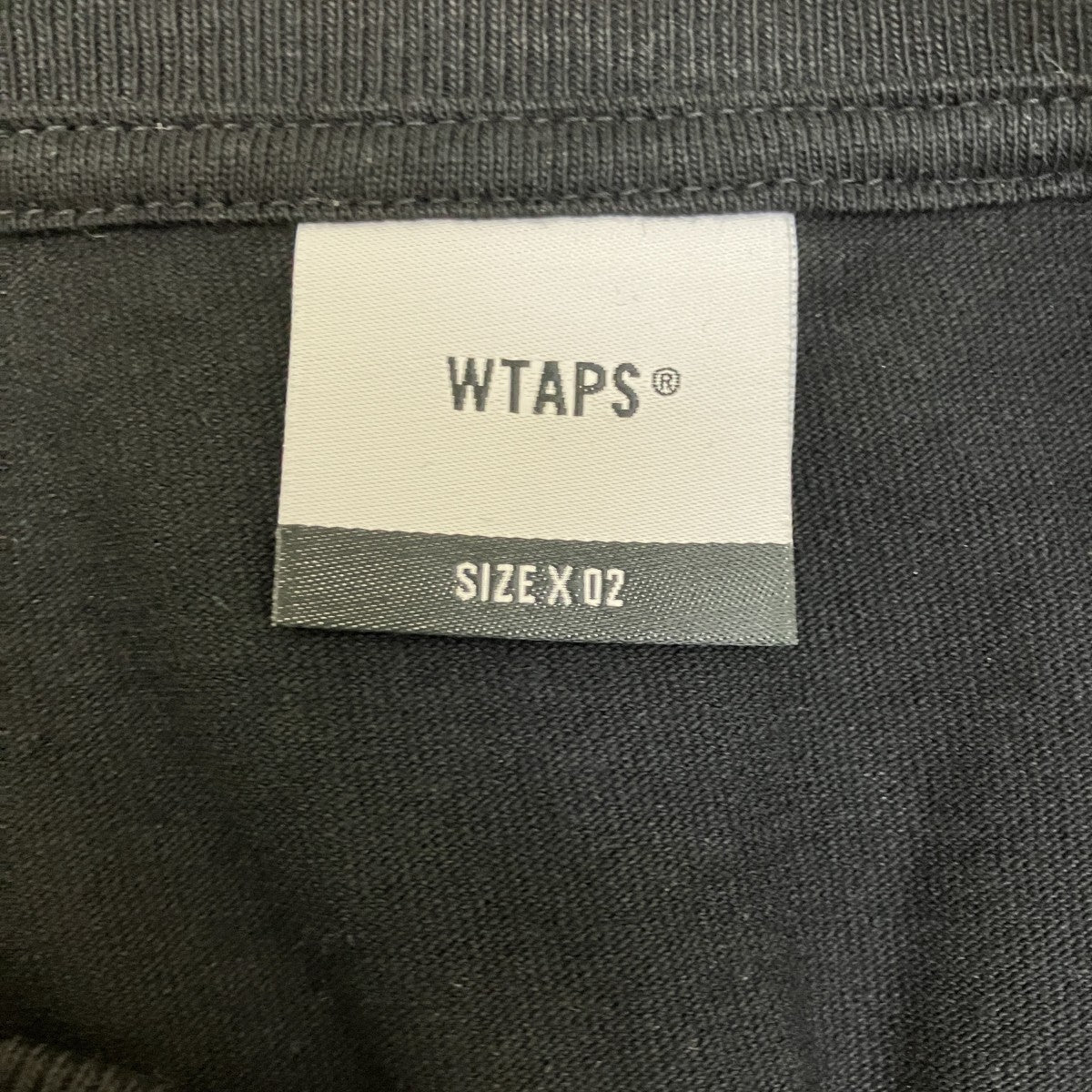 WTAPS(ダブルタップス) ロングスリーブTシャツ ブラック サイズ 02