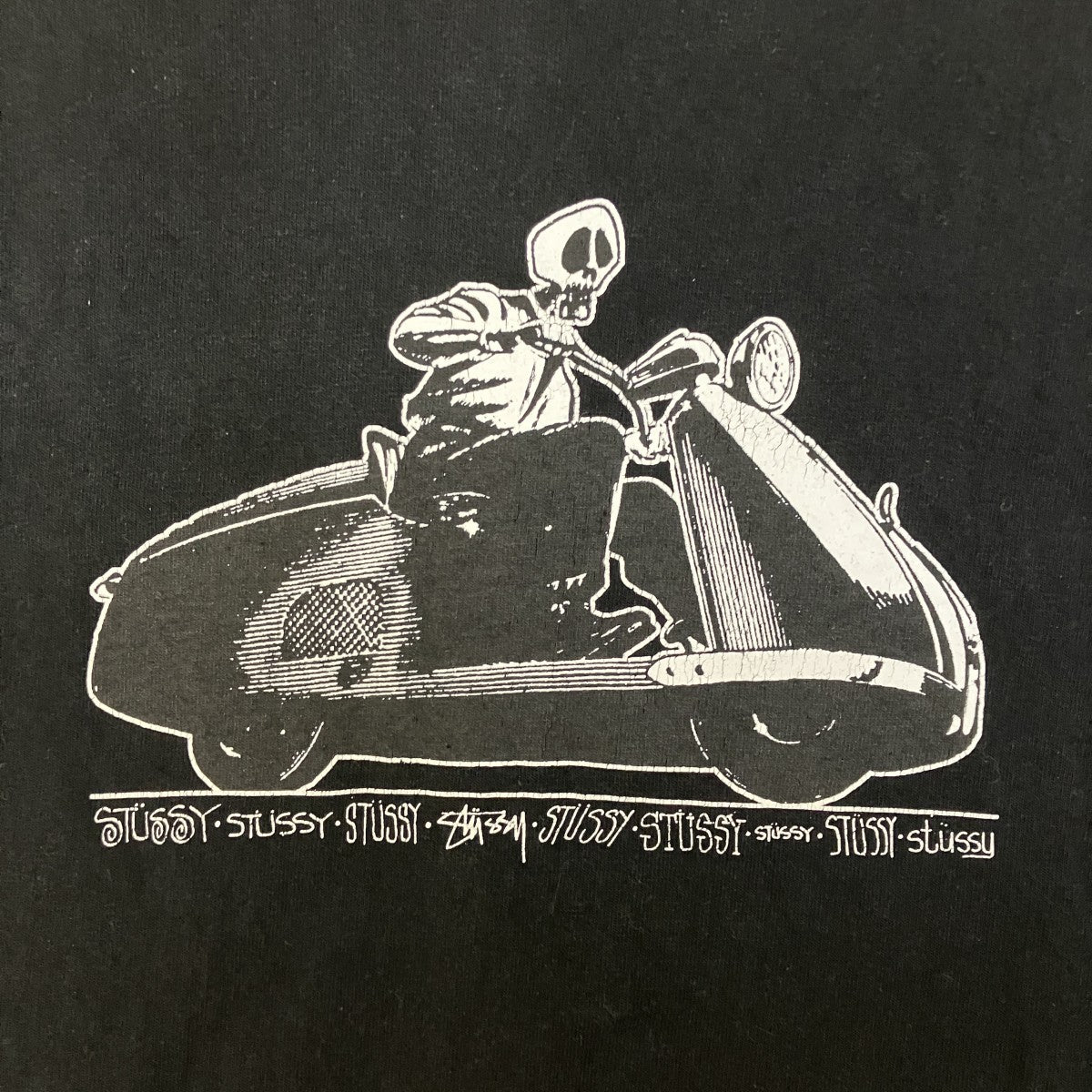 Skull ScooterプリントTシャツ