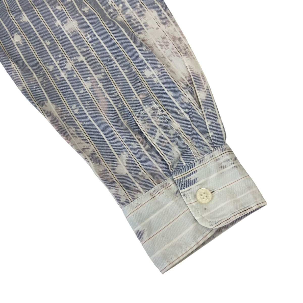 Bleached Stripe L S Shirt 参考上代\47，300ストライプギャザーシャツG14SH059