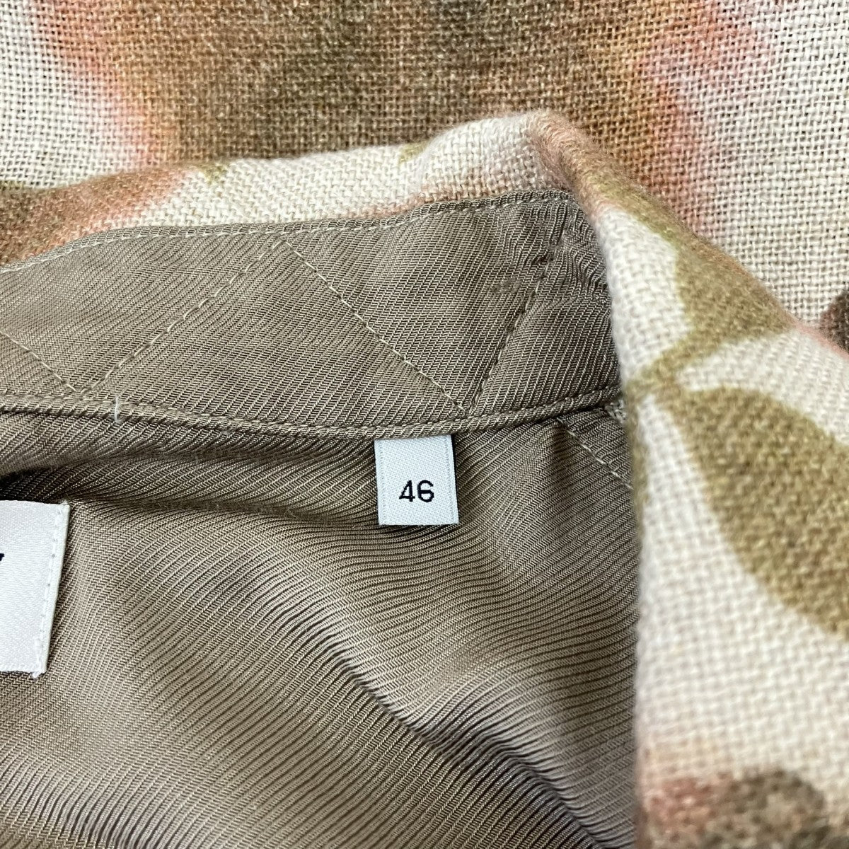 24SSHEUSEN SHIRTフラワープリントオープンカラーリネンシャツM2242HM