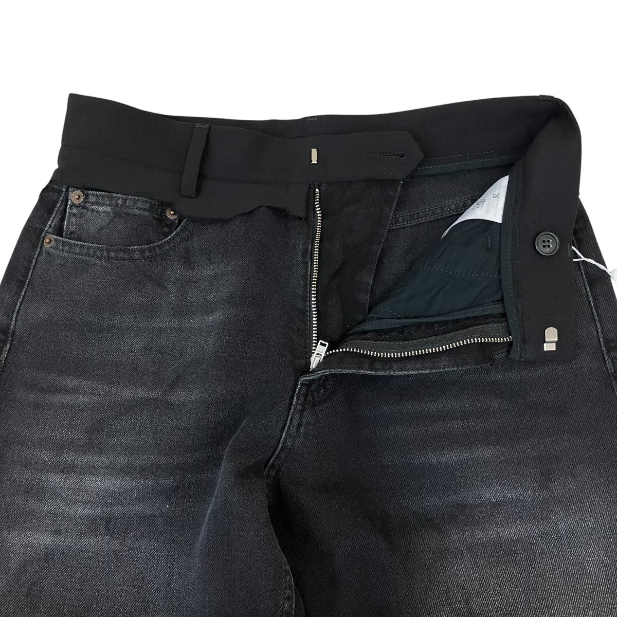 26SSWomen’s Pants 5 Pockets Blackウォッシュ加工ブラックデニムパンツS52LA0270