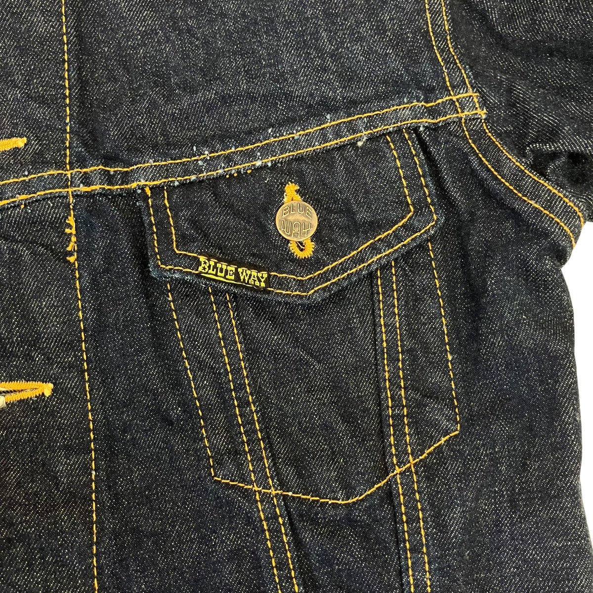 バックスカルデザインデニムジャケット