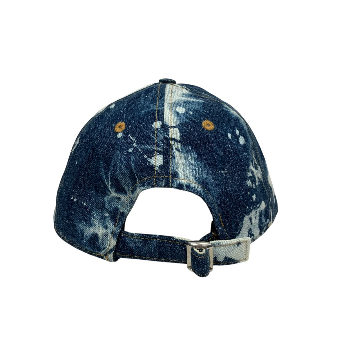 Baseball Cap In Cotton and Denim Blue Whiteデニムキャップ2AU6K470Y