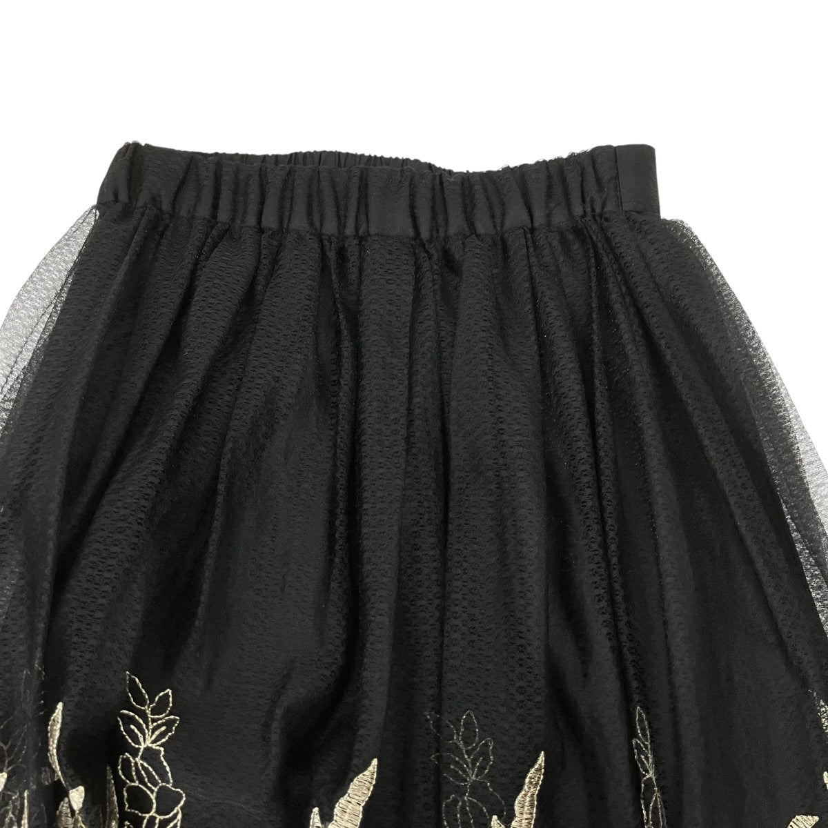 LULA TULLE EMBROIDERY SKIRTチュールスカート01120930080