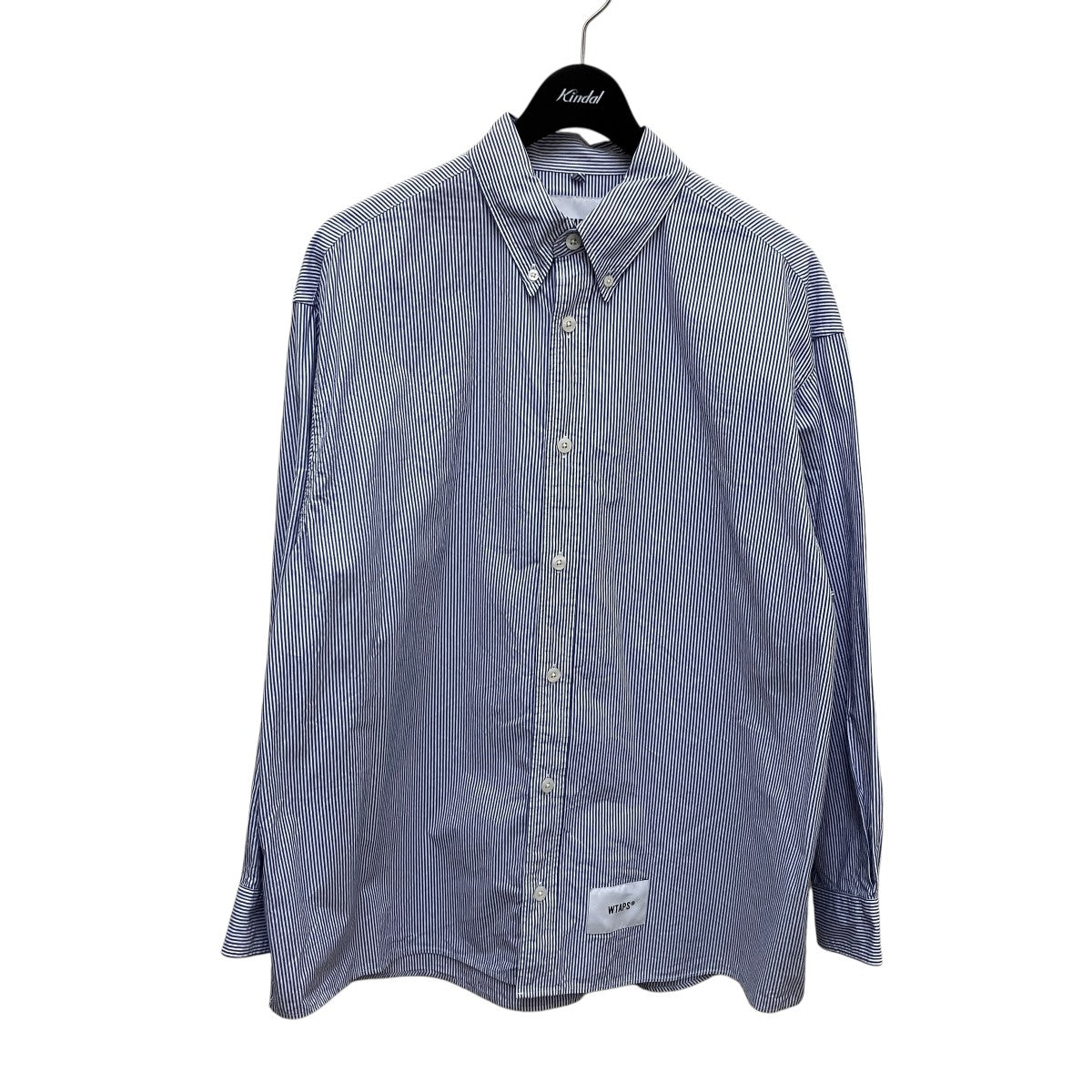 BROADCLOTH．TEXTILE．PROTECTストライプ長袖シャツ