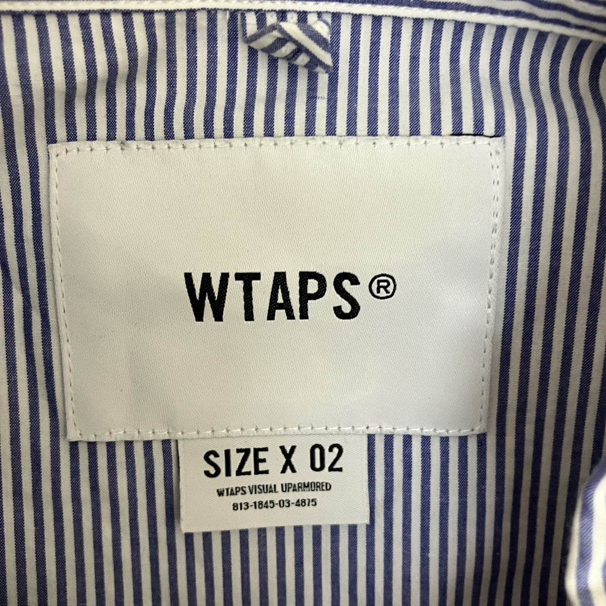 BROADCLOTH．TEXTILE．PROTECTストライプ長袖シャツ