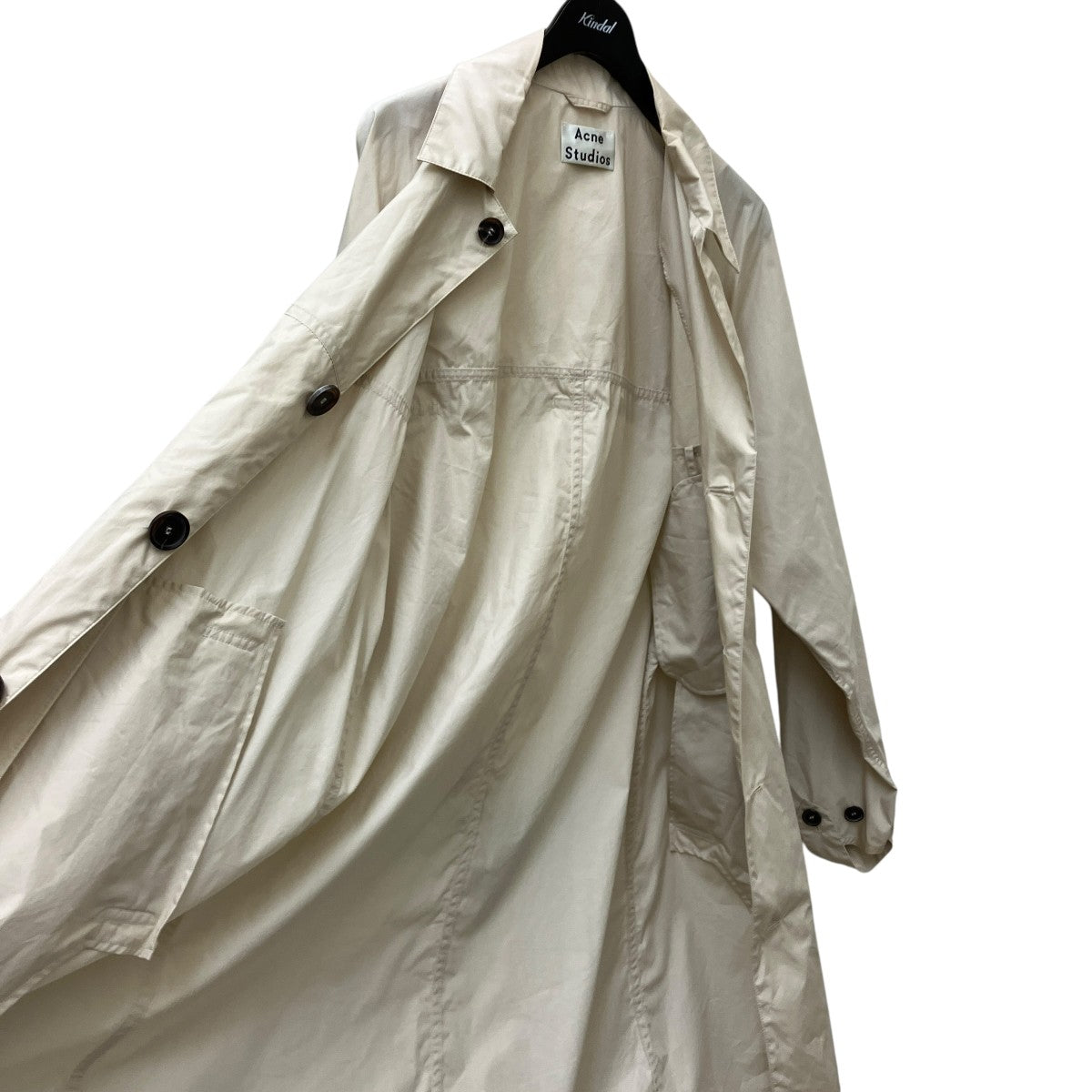 ACNE STUDIOS ステンカラーコートMILO POP PSS16 古着・中古-4枚目のアイテム画像