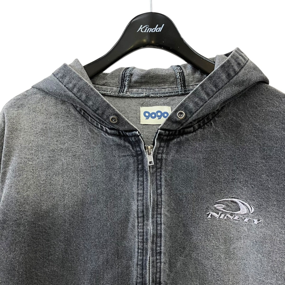 Heisei Logo Denim Zip HoodieデニムジップパーカーNN1791