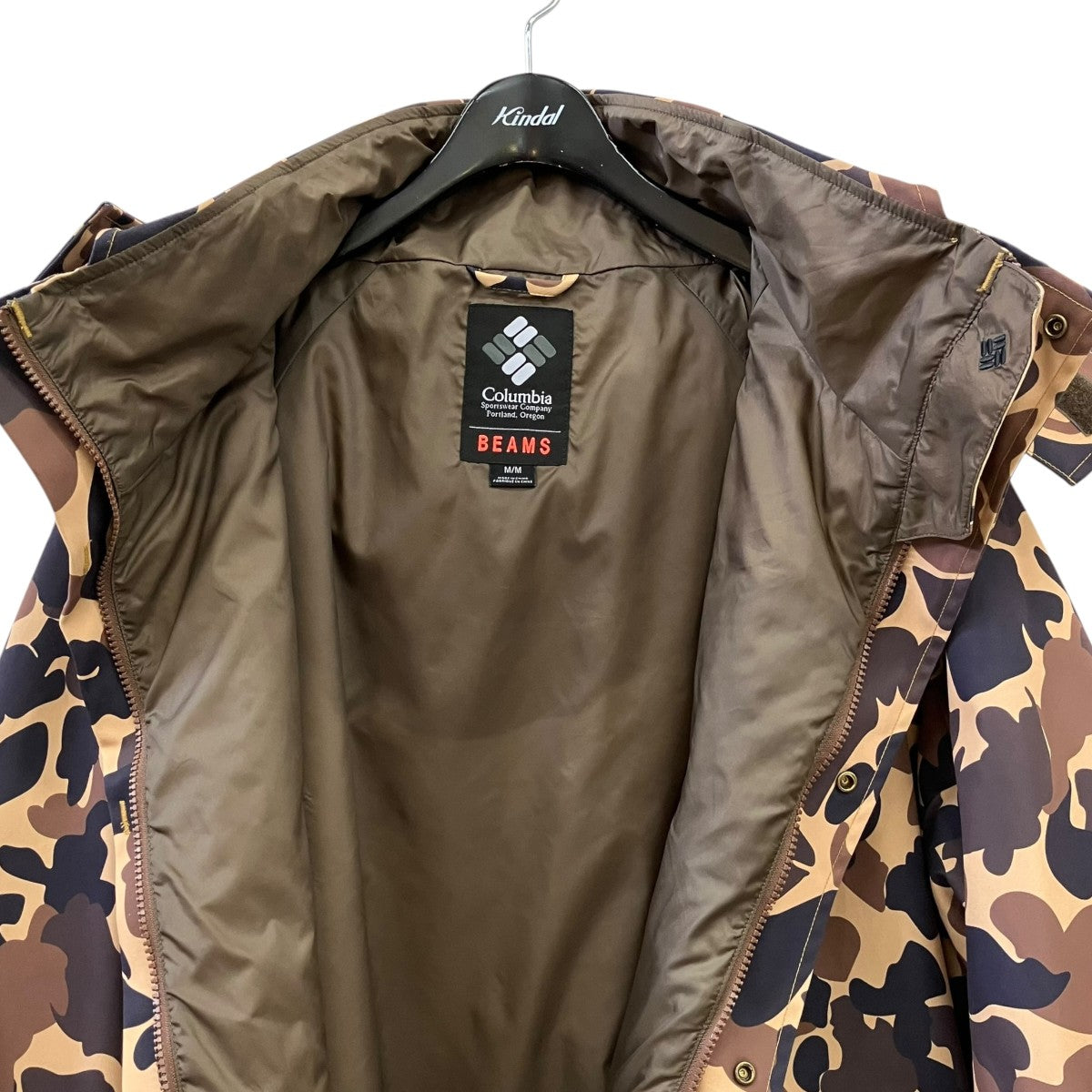 SAUVIE ISLAND JACKET別注カモ柄マウンテンパーカーPM0864