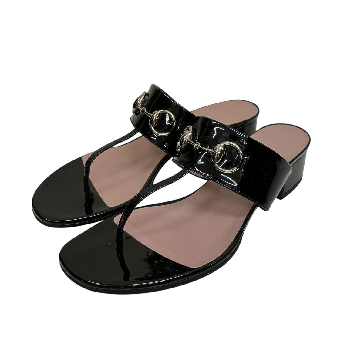 GUCCI エナメルサンダル 古着・中古-1枚目のアイテム画像
