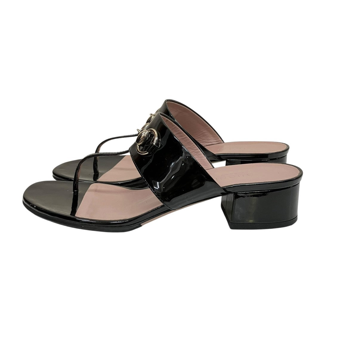 GUCCI エナメルサンダル 古着・中古-2枚目のアイテム画像