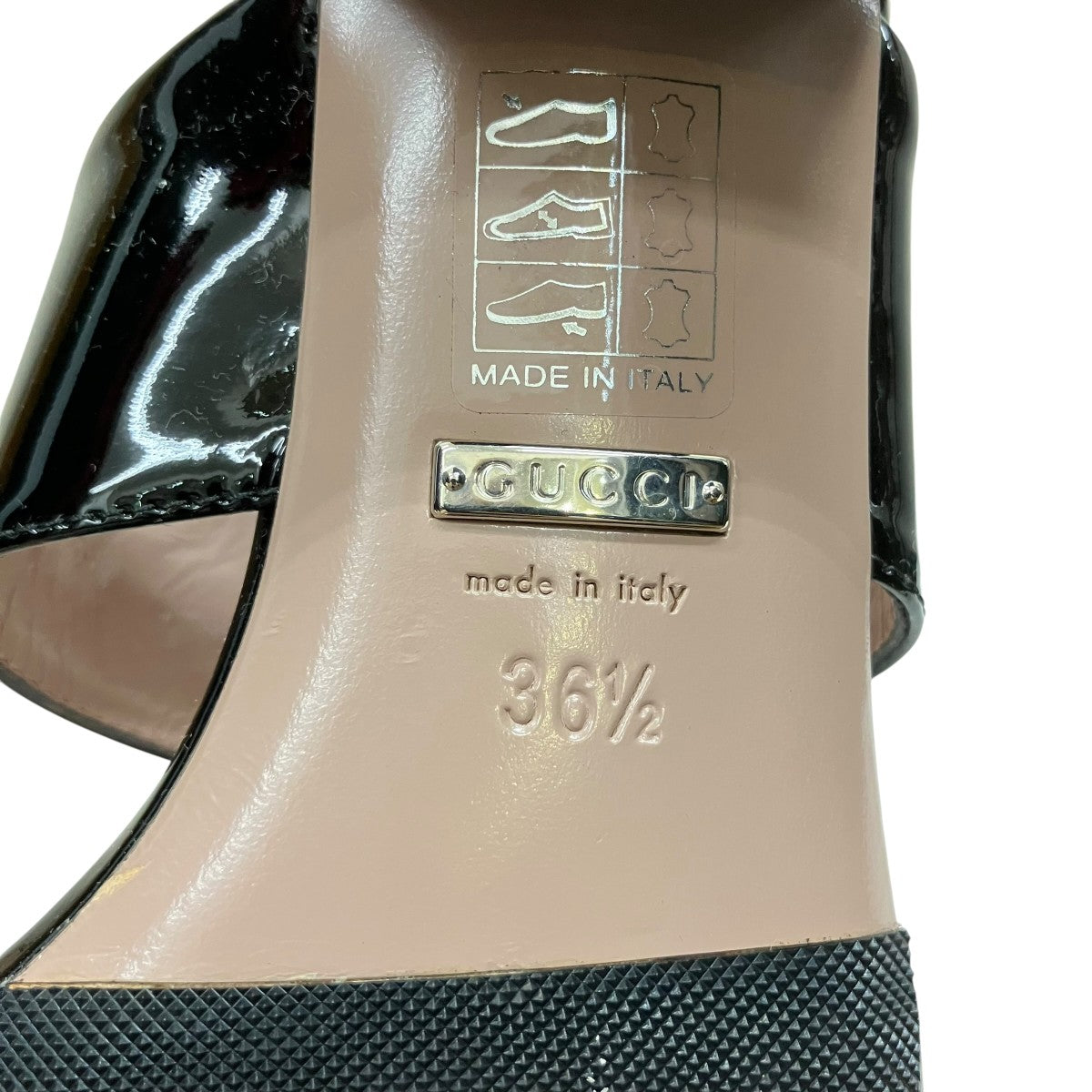 GUCCI エナメルサンダル 古着・中古-5枚目のアイテム画像