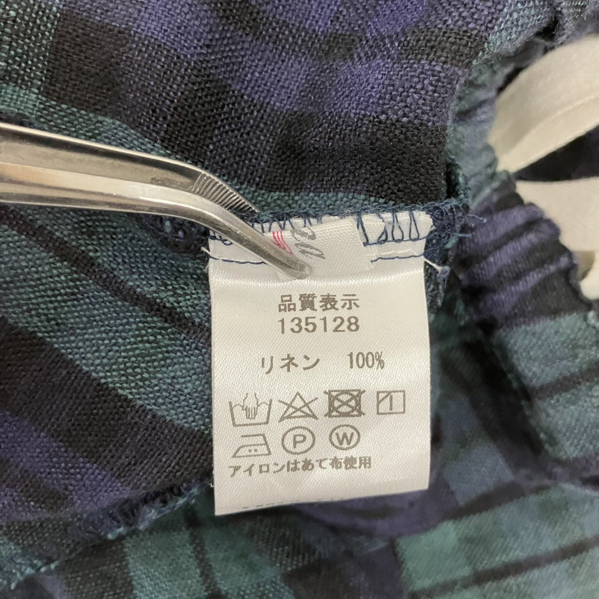 ina チェックスカート 古着・中古-5枚目のアイテム画像